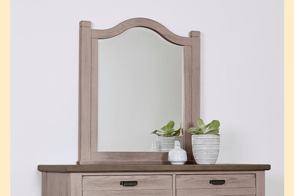 Vaughan Bassett Dover Grey - Bungalow Arch Mirror