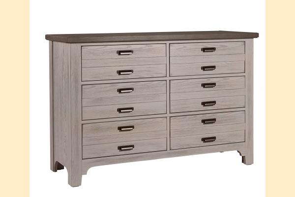 Vaughan Bassett Dover Grey - Bungalow Double Dresser