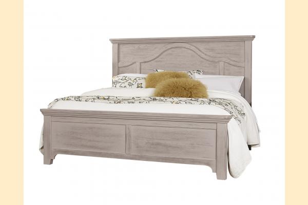 Vaughan Bassett Dover Grey - Bungalow King Mantel Bed