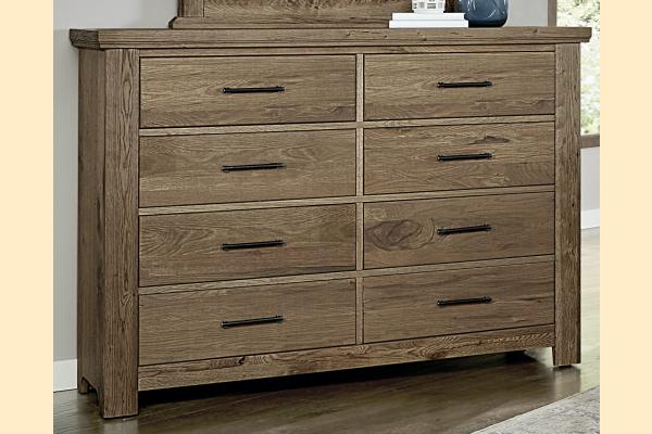 Vaughan Bassett Yellowstone - Chestnut Natural Eight Drawer Dresser