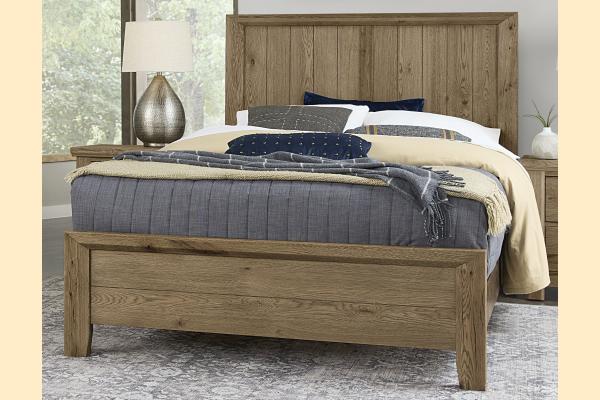 Vaughan Bassett Yellowstone - Chestnut Natural Queen Yellowstone Bed