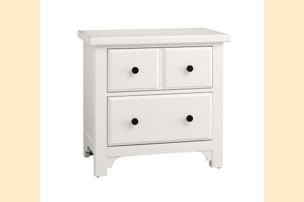 Vaughan Bassett Cool Farmhouse- Soft White Nightstand