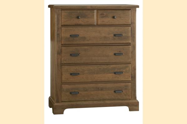 Vaughan Bassett LANCASTER COUNTY-AMISH CHERRY Five Drawer Chest