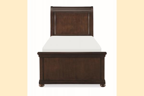 Legacy Kids Canterbury-Warm Cherry Twin Sleigh Bed