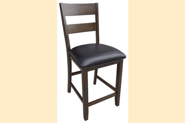 A-America Mariposa-Dark Ladder Back Bar Stool