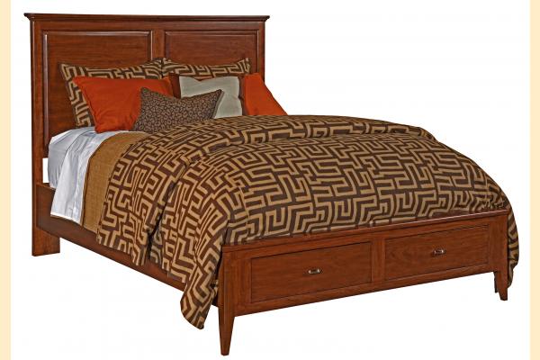 Kincaid Cherry Park King Panel Storage Bed