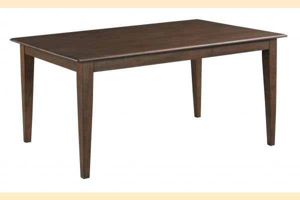 Kincaid Kafe 60 Inch Rectangular Leg Table Mocha