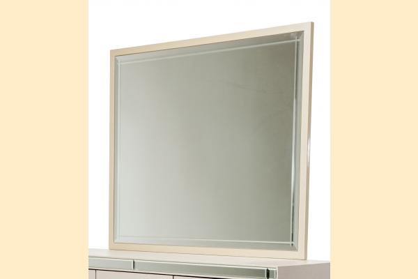 Aico Hollywood Loft Rectangular Dresser Mirror-Pearl