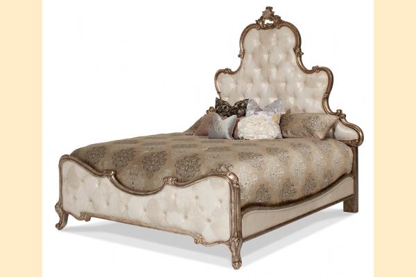 Aico Platine de Royale Cal-King Panel Bed