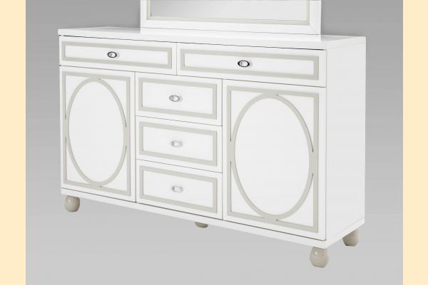 Aico Sky Tower Dresser-White Cloud