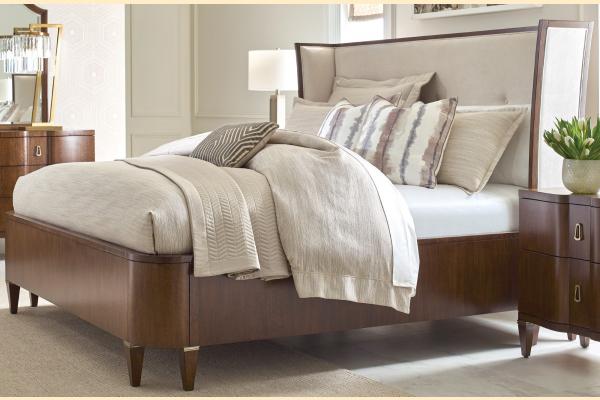 American Drew Vantage Morris Upholstered Cal King Bed