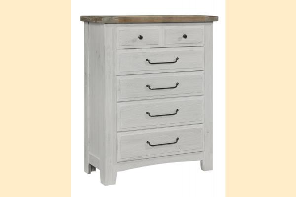 Vaughan Bassett Sawmill-Alabaster 5 Drawer Chest