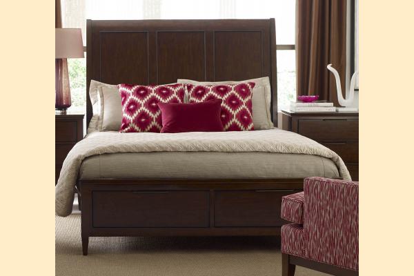 Kincaid Elise Queen Caris Sleigh Storage Bed