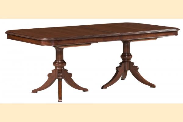 Kincaid Hadleigh Double Pedestal Dining Table w/ Two 20