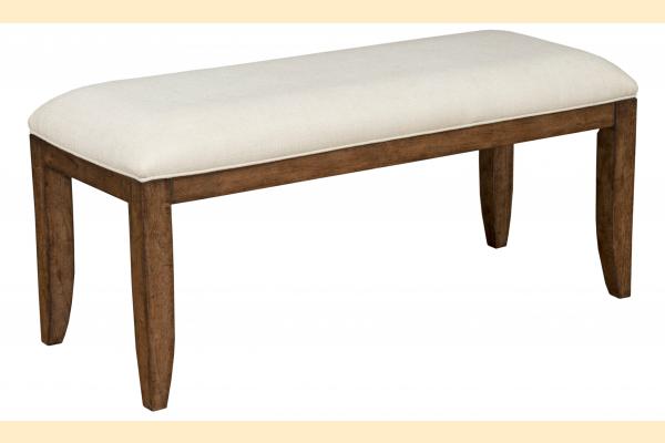 Kincaid The Nook-Maple Upholstered Parson's Bench 