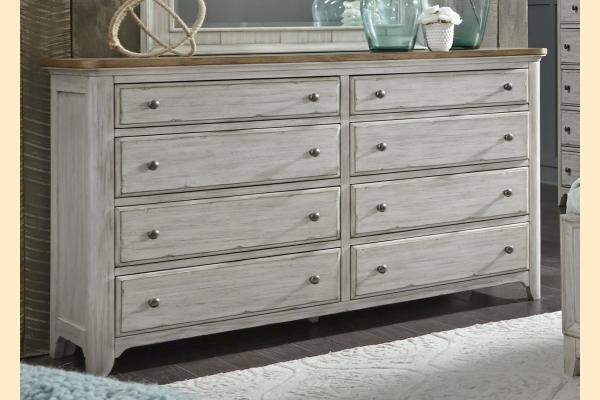 Liberty Farmhouse Reimagined 8 Drawer Dresser