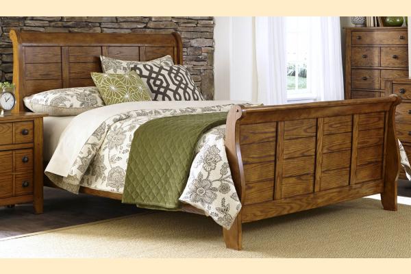 Liberty Grandpa's Cabin King Sleigh Bed