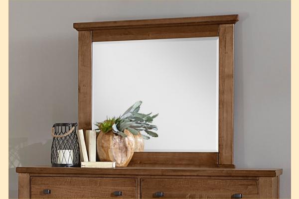 VB Artisan & Post  Cool Rustic-Amber Landscape MIrror