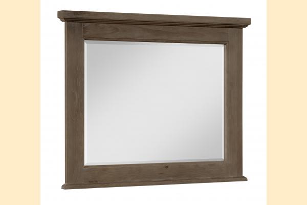 Vaughan Bassett Sawmill-Saddle Grey Landscape Mirror