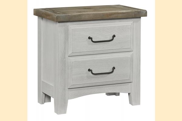 Vaughan Bassett Sawmill-Alabaster Nightstand