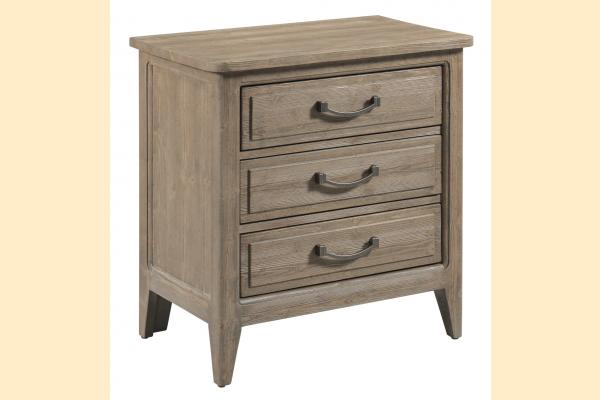 Kincaid Urban Cottage Eastlake Three Drawer Nightstand