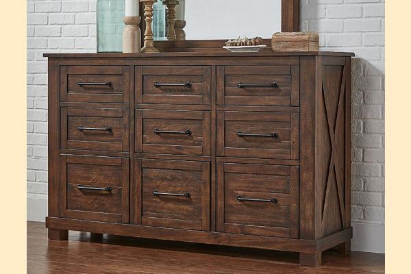 A-America Sun Valley Rustic Timber Dresser