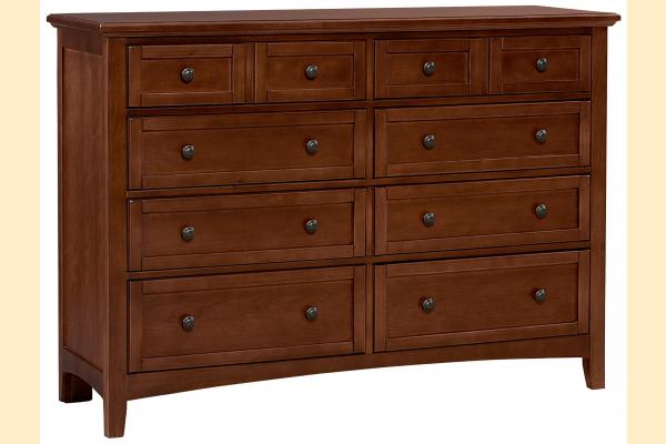 Vaughan Bassett Bonanza-Cherry Triple Dresser