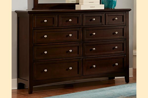 Vaughan Bassett Bonanza-Merlot Triple Dresser