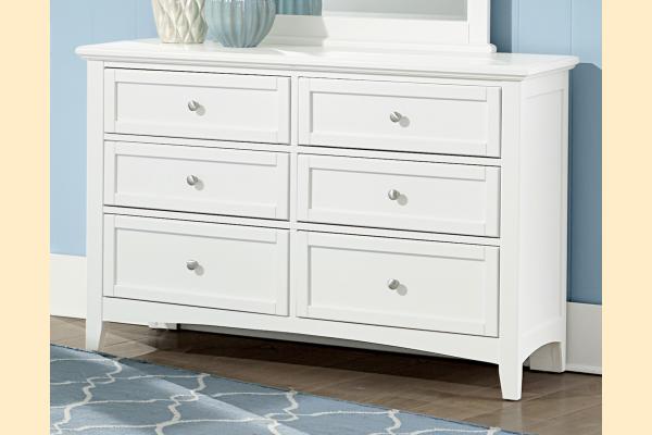 Vaughan Bassett Bonanza-White Double Dresser