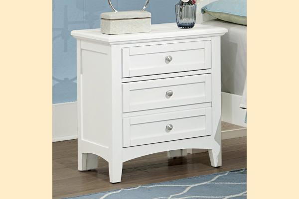 Vaughan Bassett Bonanza-White Nightstand